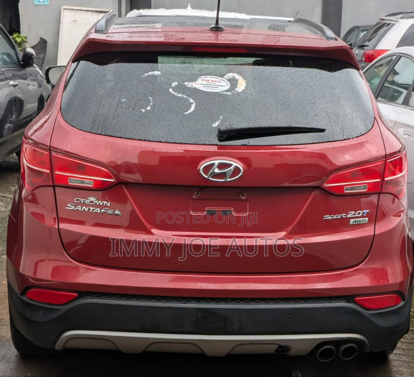 Hyundai Santa Fe 2014 Red
