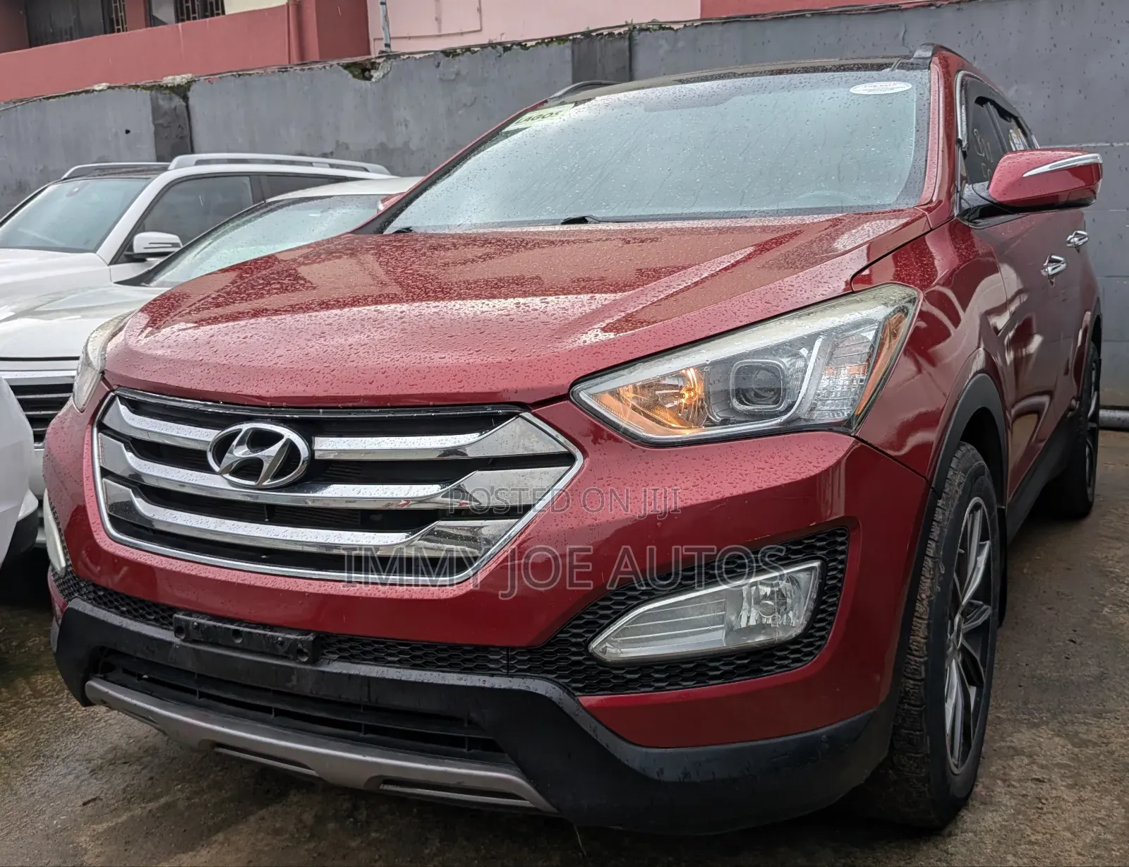 Hyundai Santa Fe 2014 Red