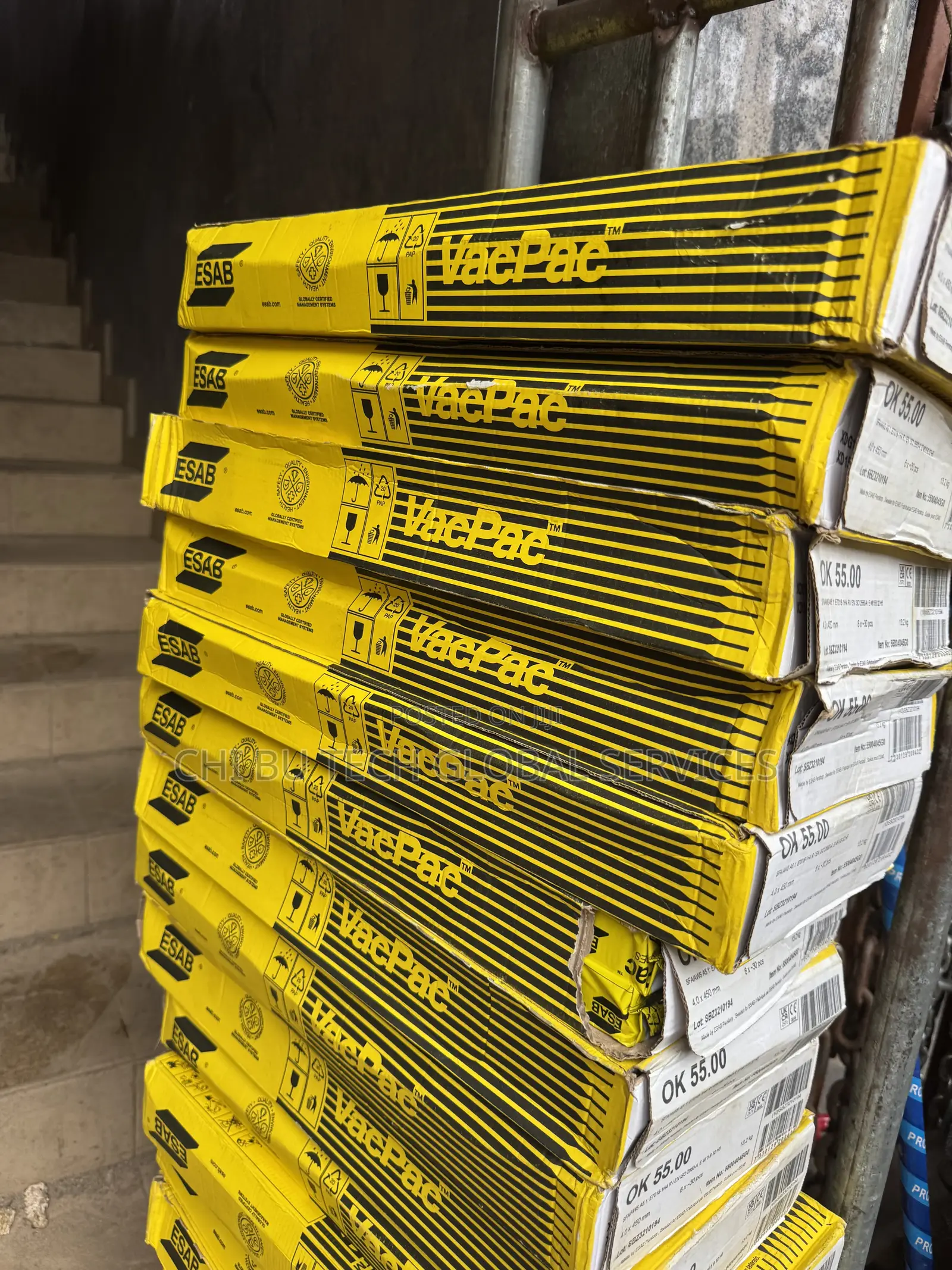 6 in Park Esab Vacpac Welding Electrodes