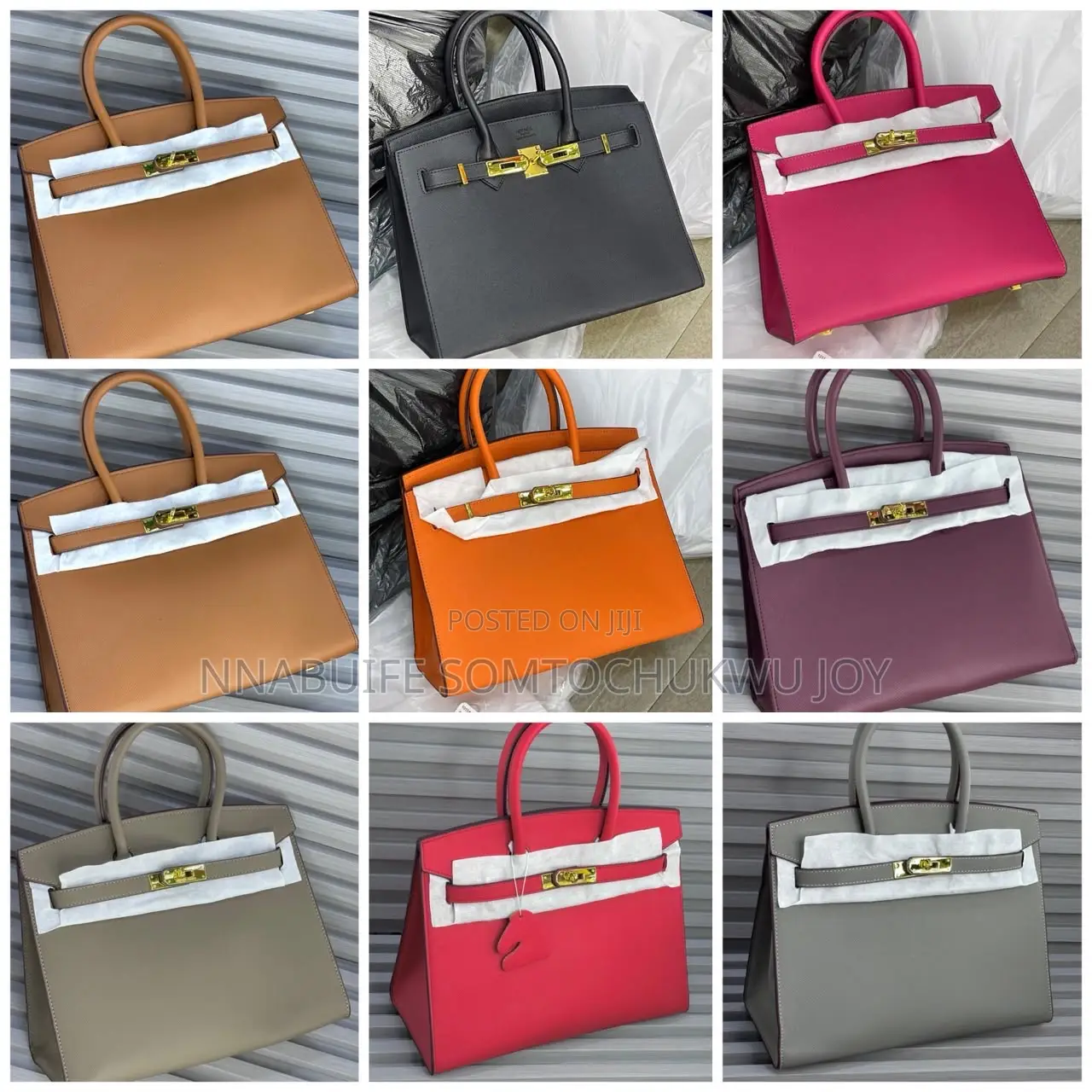 Luxury Inspired Birkin Top-Handle Leather Bag - Ultimate Premium Tote