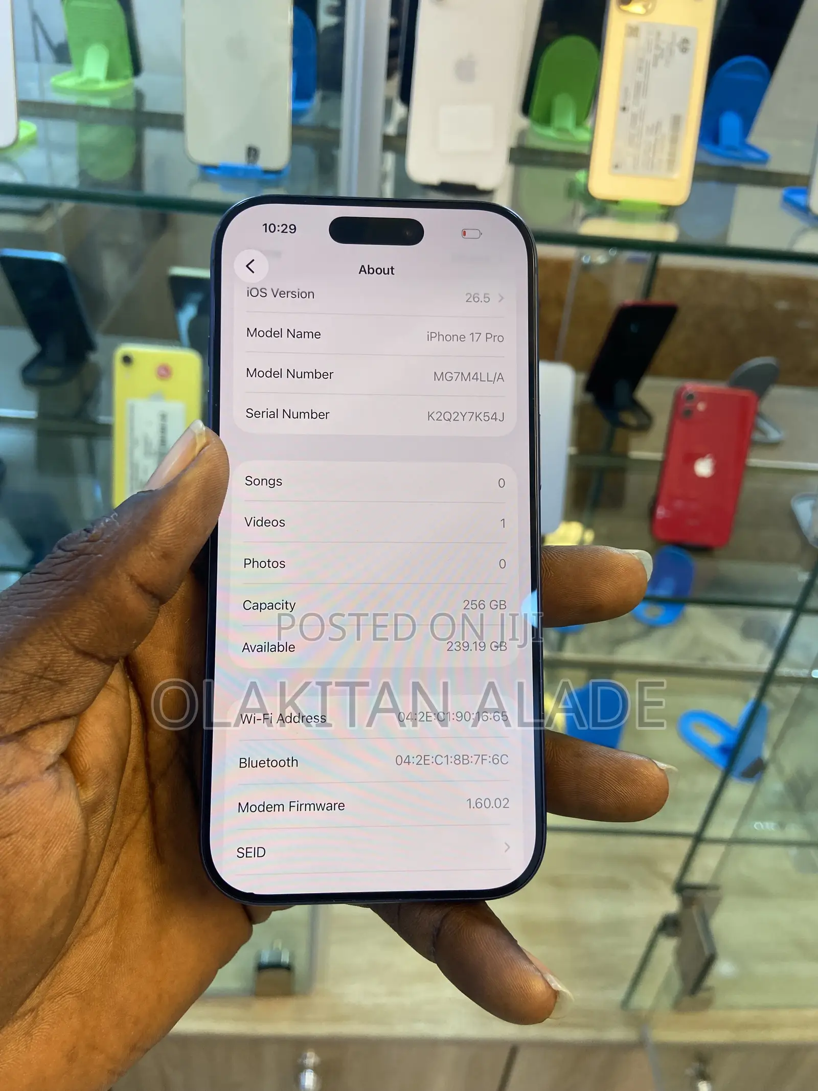 Apple iPhone 17 Pro 256 GB Blue