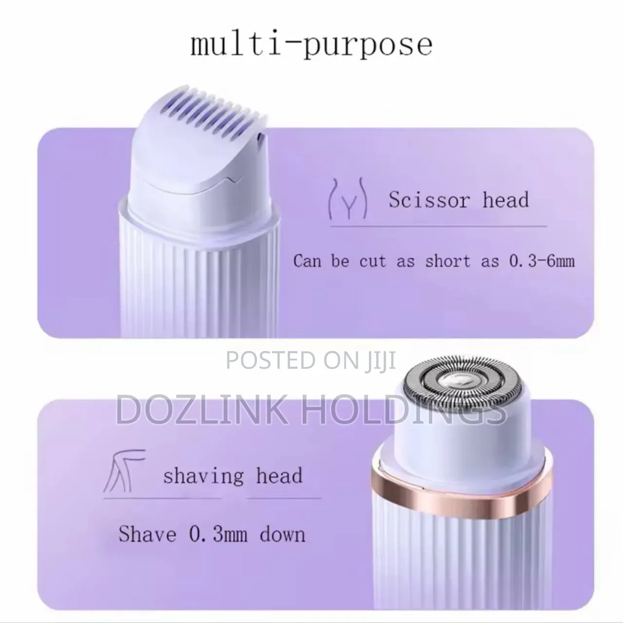 2 in 1 Women Electric Shaver