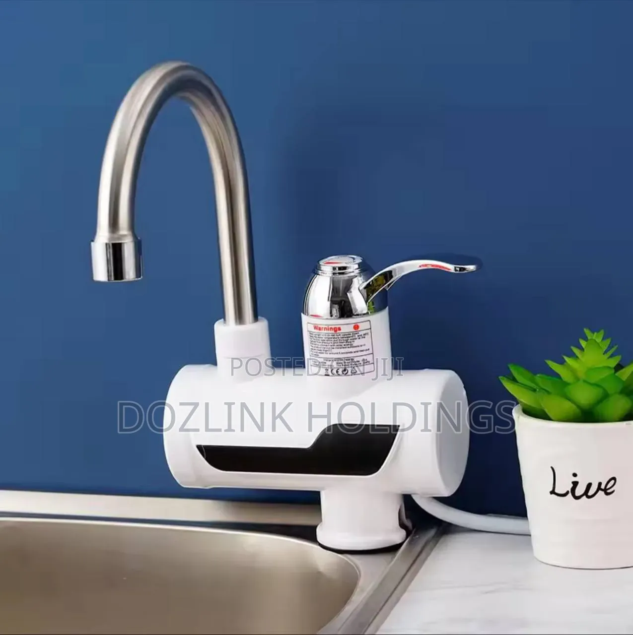Electric Kitchen Water Heater Tap