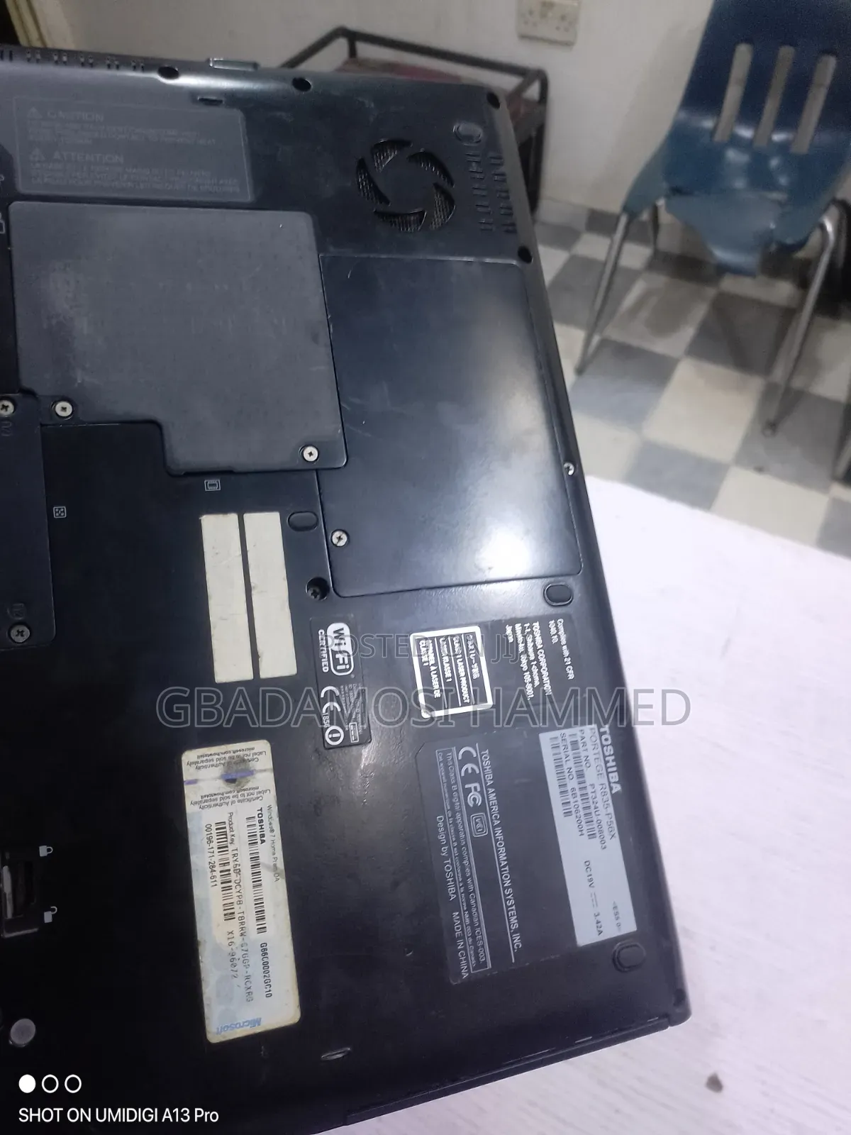 Laptop Toshiba Portege R830 6GB Intel Core i5 HDD 320GB