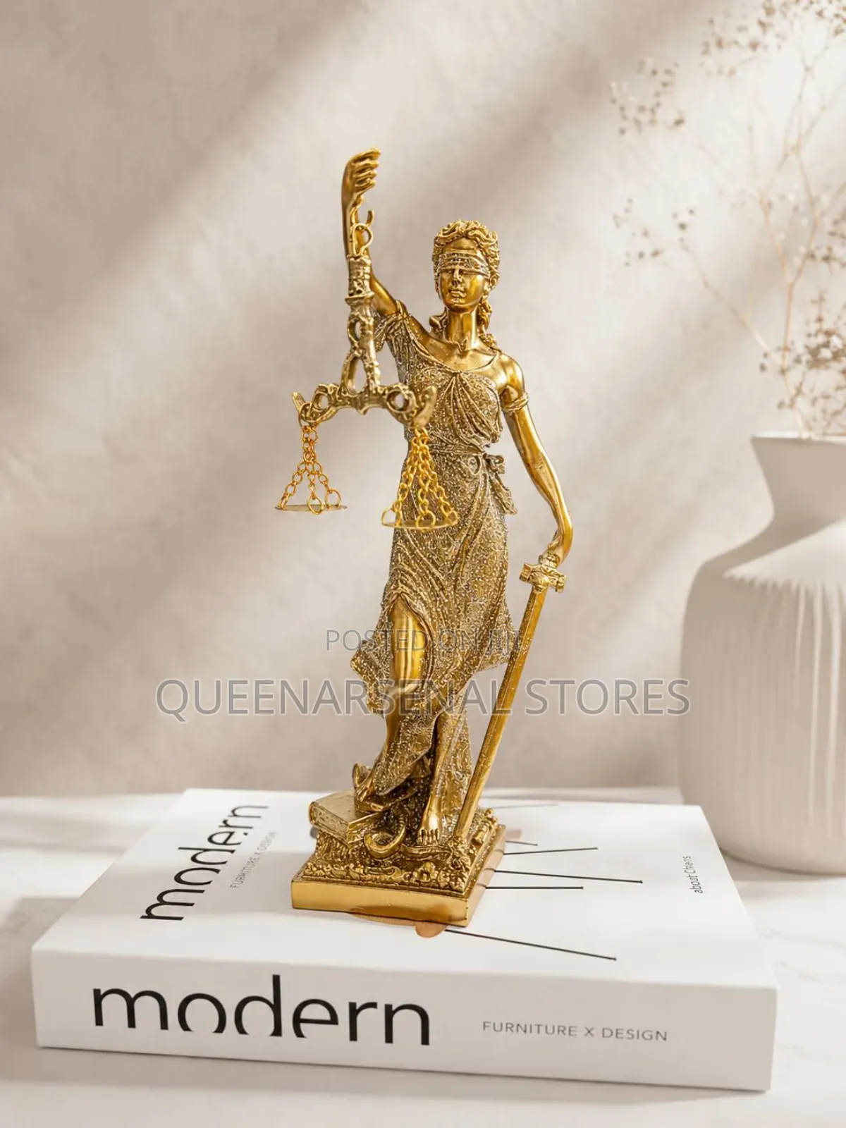 Gold Justice Decoration