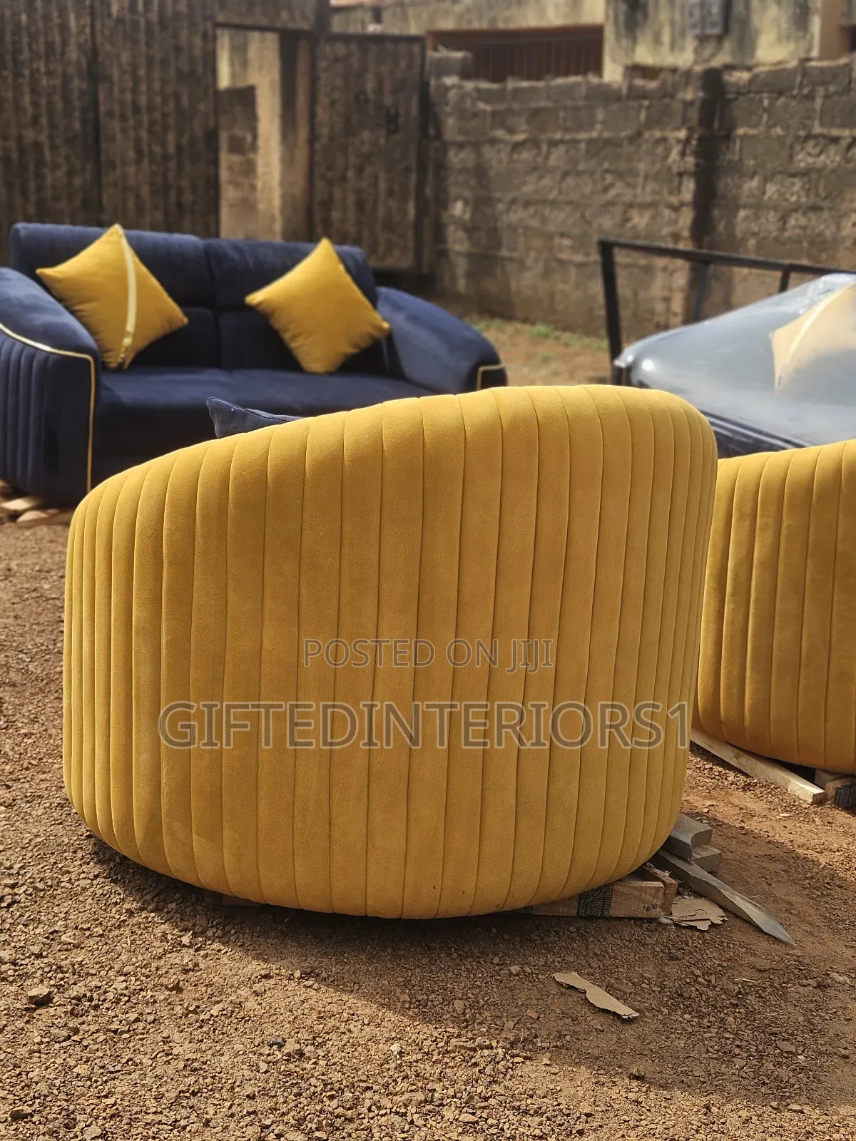 Set of English High Quality Stripe Sofa