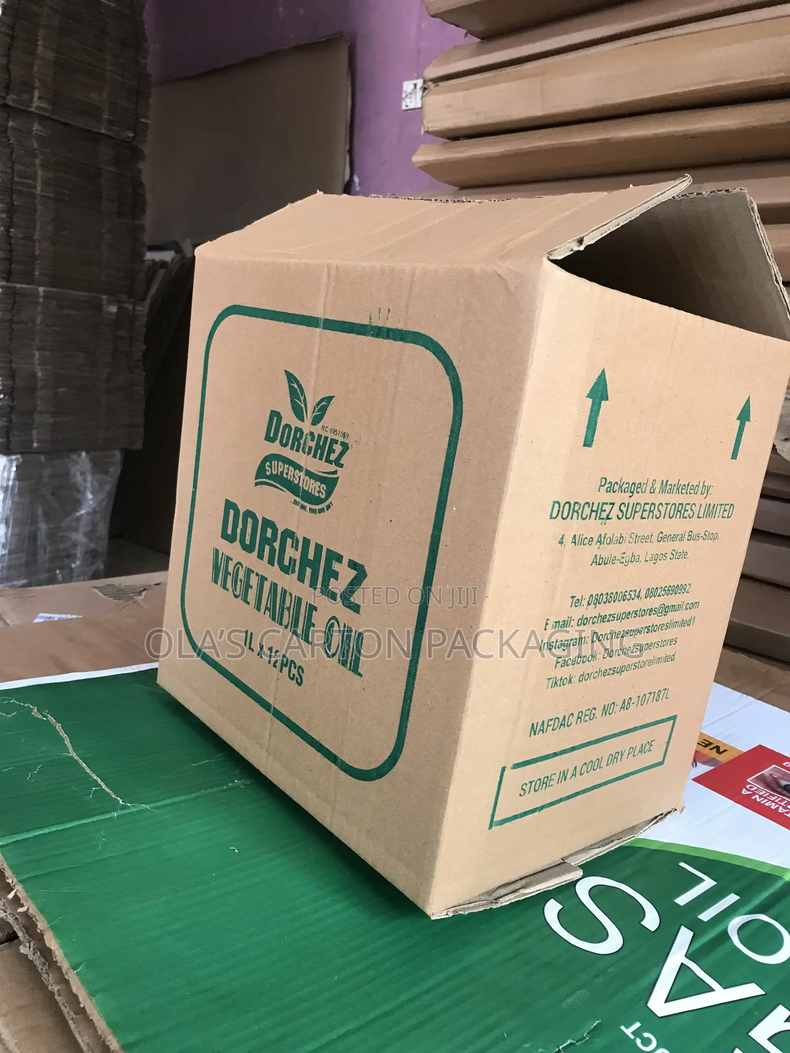 One Color Printed Carton