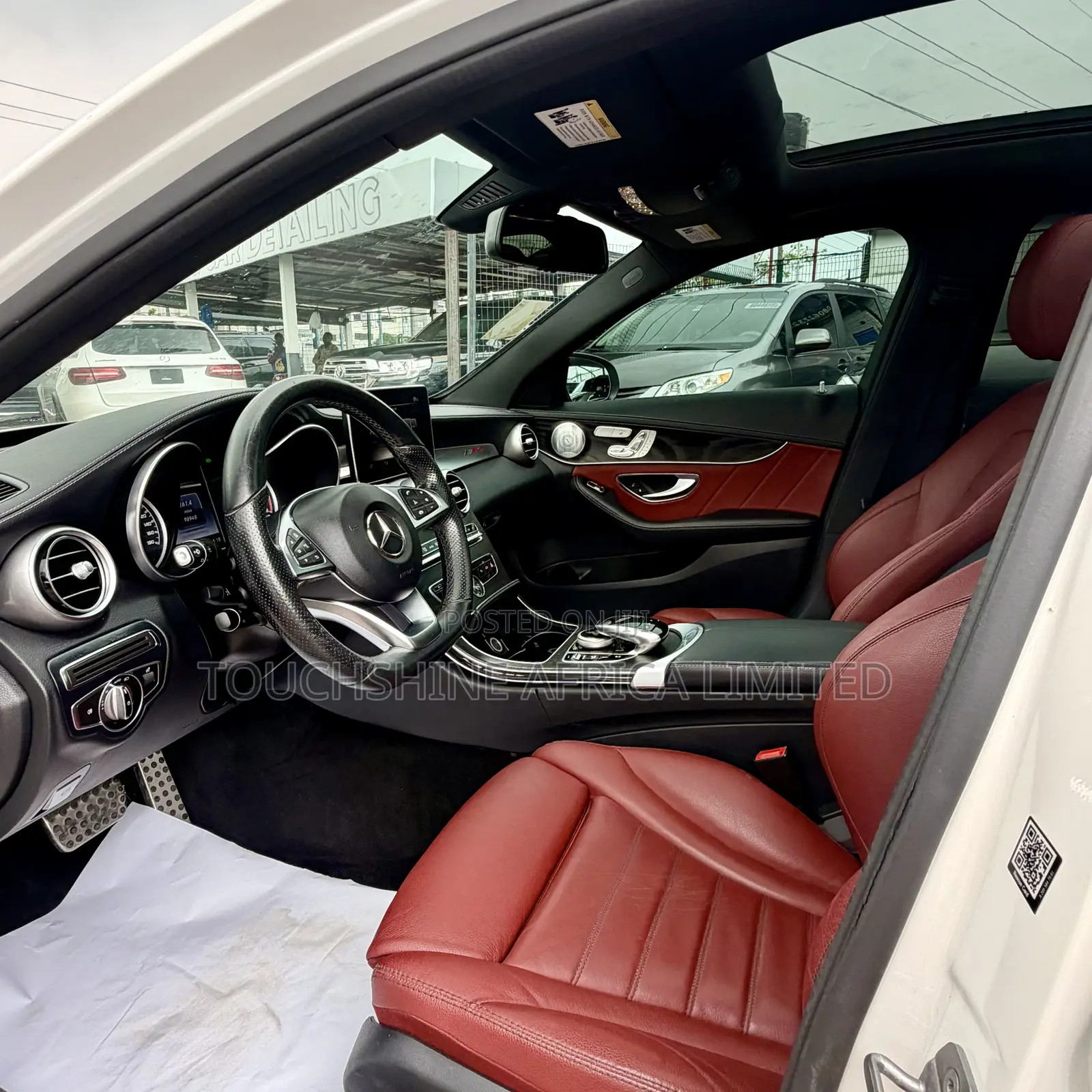 Mercedes-Benz C43 4Matic Sedan AWD (3.0L V6 9AM) 2017 White