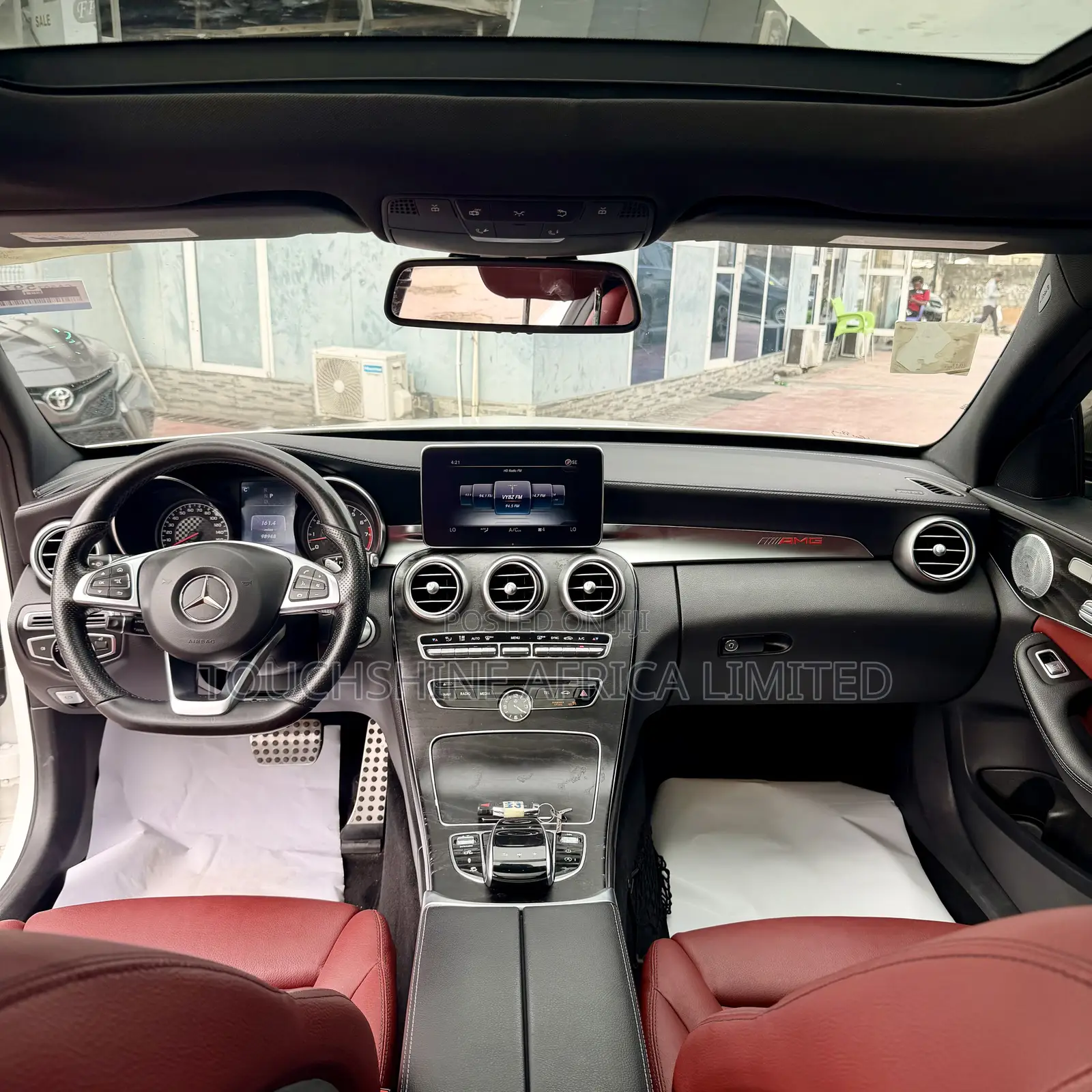 Mercedes-Benz C43 4Matic Sedan AWD (3.0L V6 9AM) 2017 White