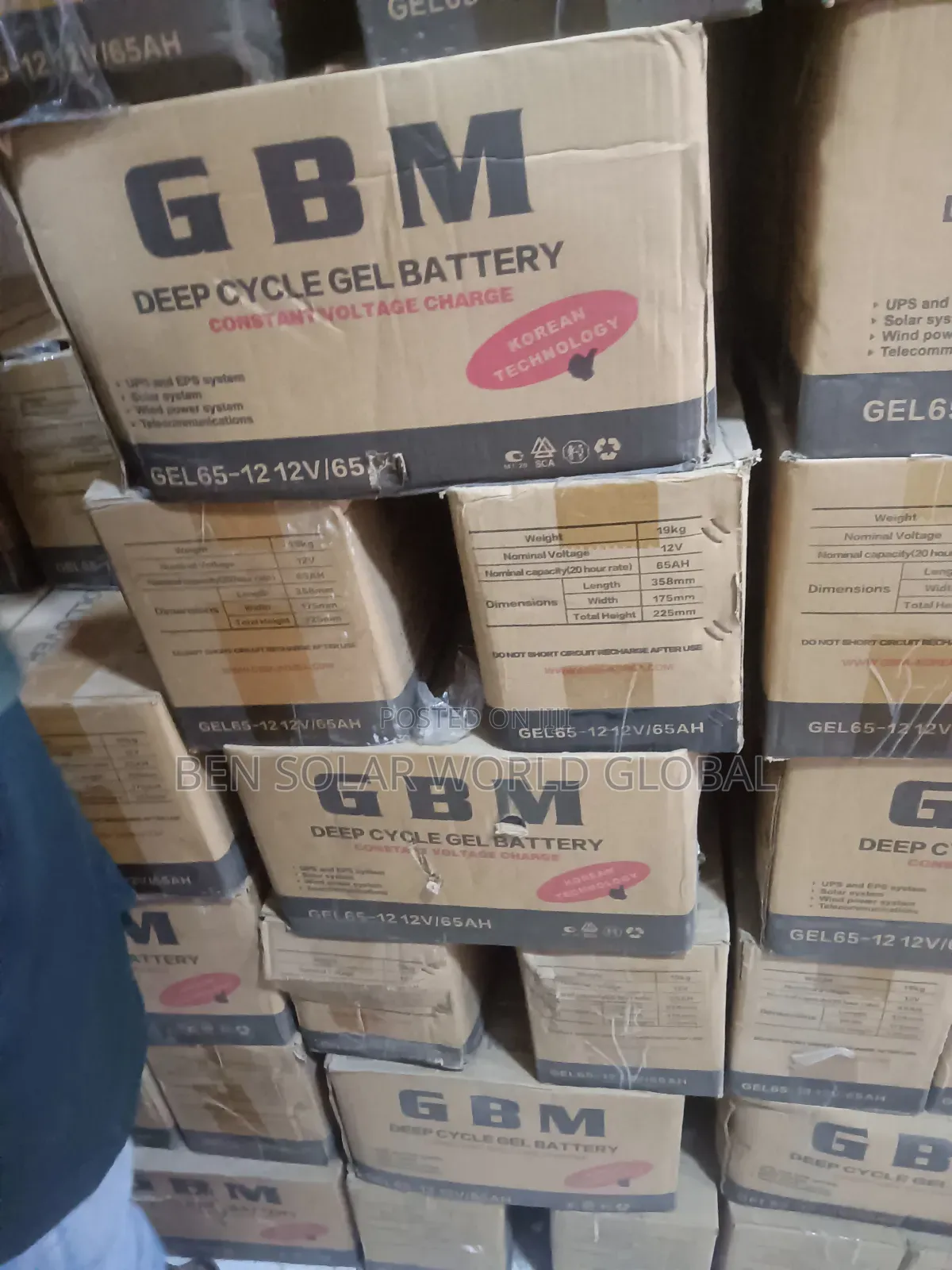 65ah GMB Deep Cycle Battery 12v