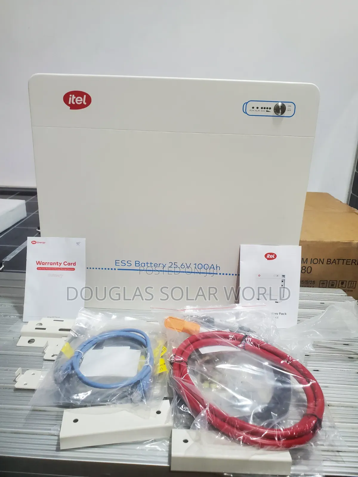 Itel 2.56kwh 25.6v (100ah) Lithium Ion Battery