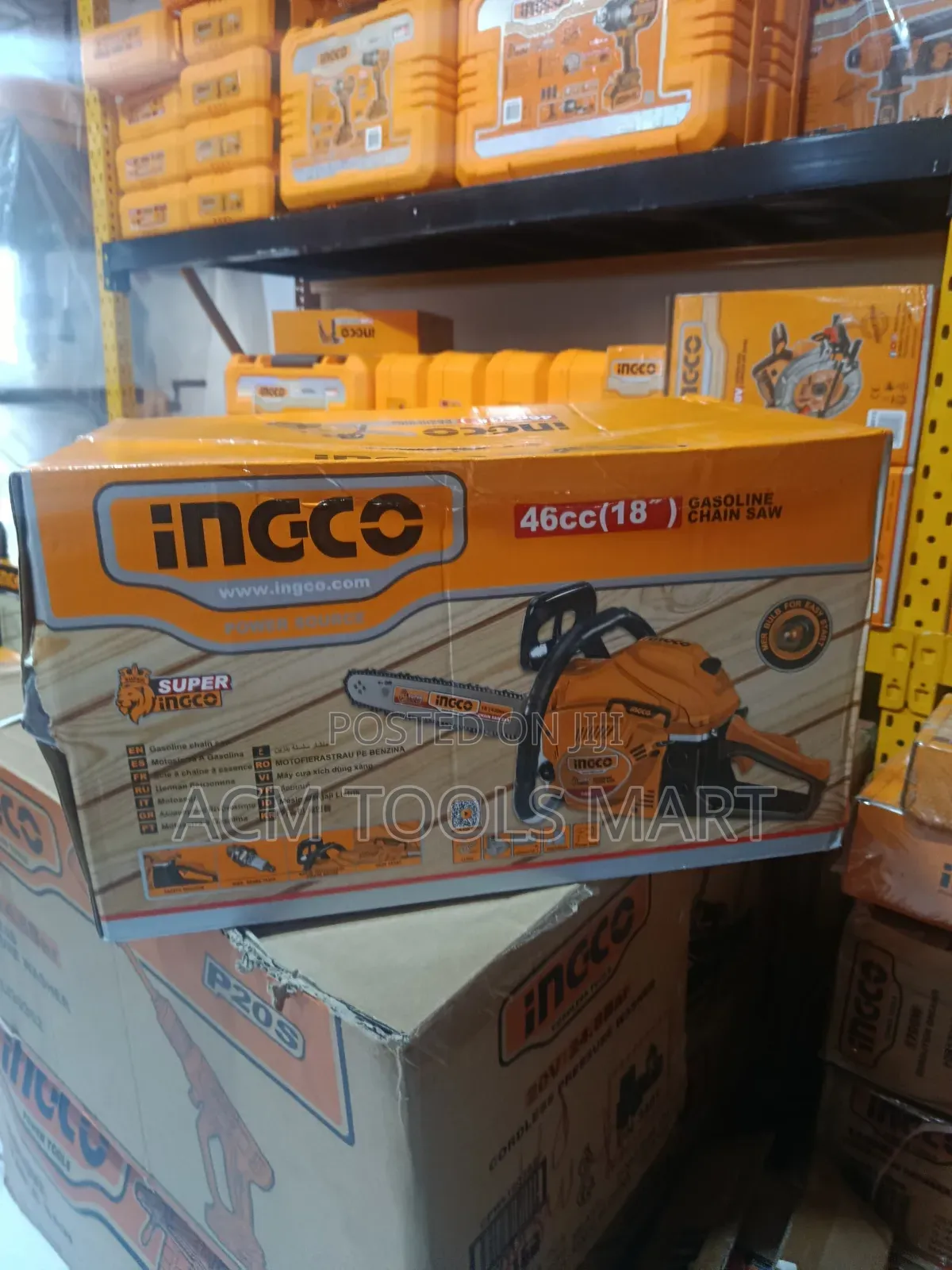 Ingco GCS Gasoline Chain Saw 46cc 18"