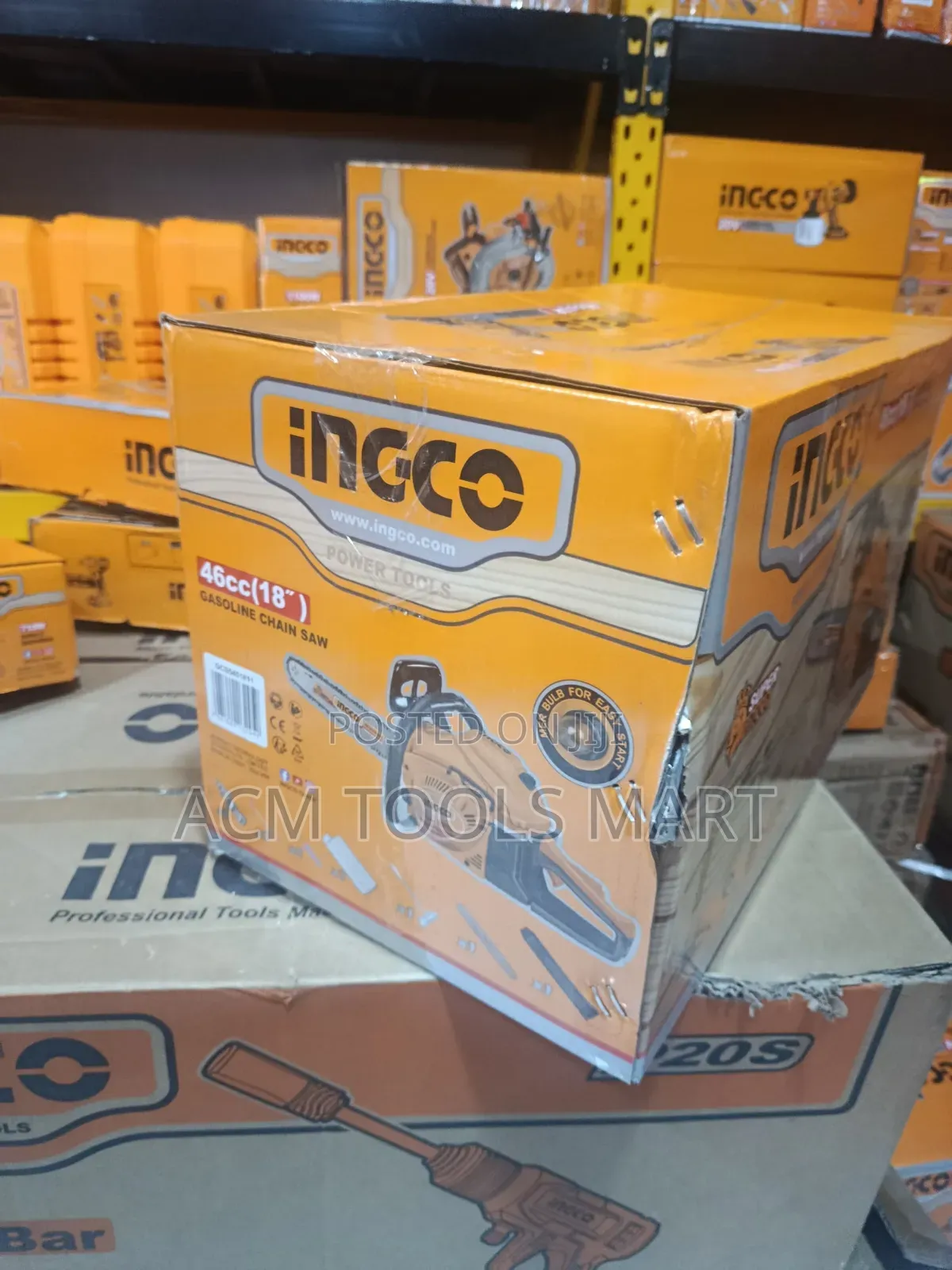 Ingco GCS Gasoline Chain Saw 46cc 18"