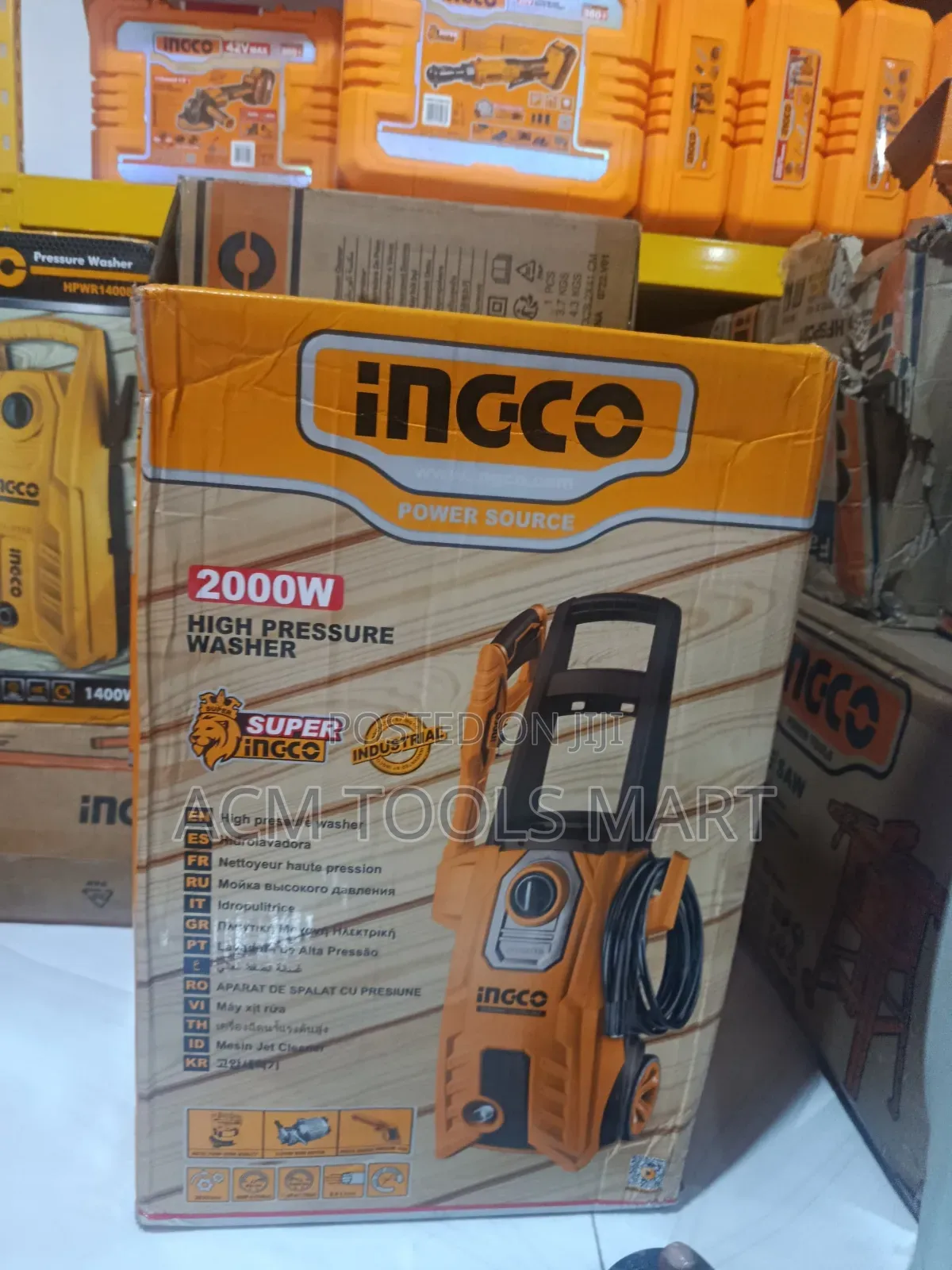 Ingco Hpwr20008 High Pressure Washer 2000w 150 Bar