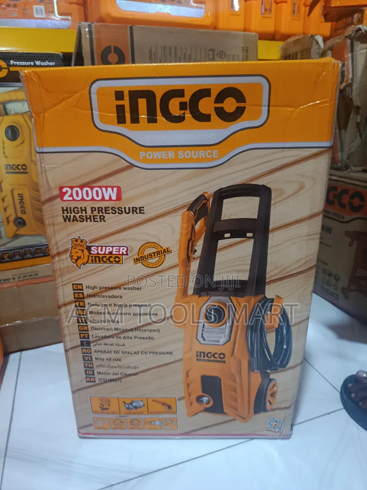 Ingco Hpwr20008 High Pressure Washer 2000w 150 Bar