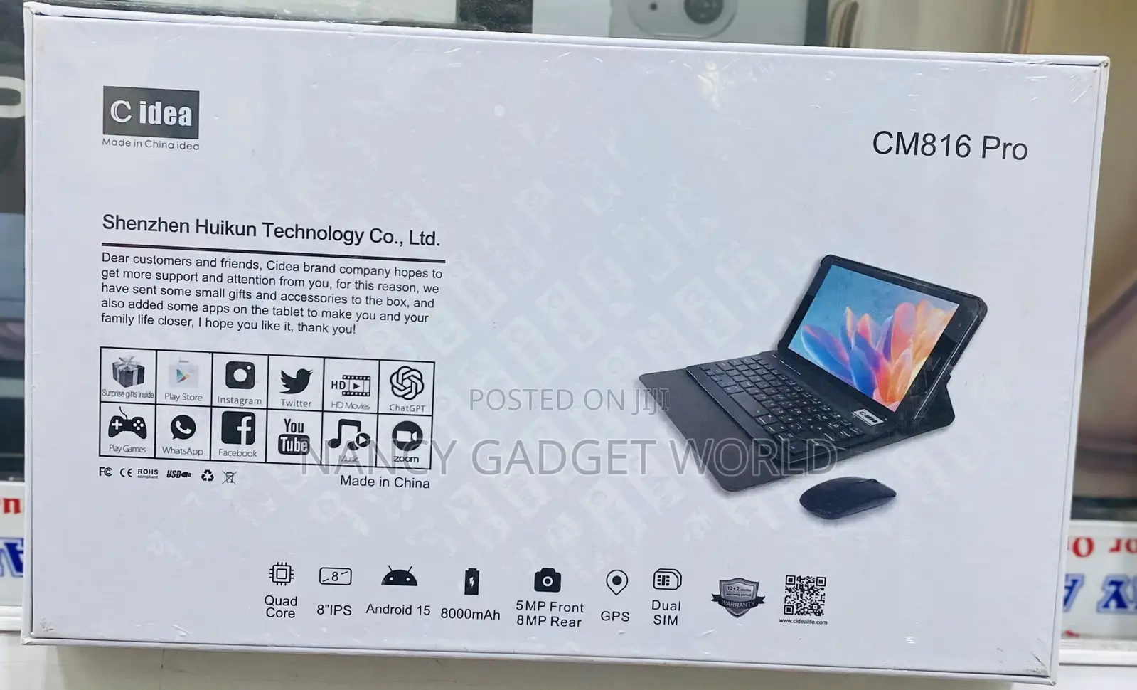 New C idea CM813 Pro 512 GB Gray