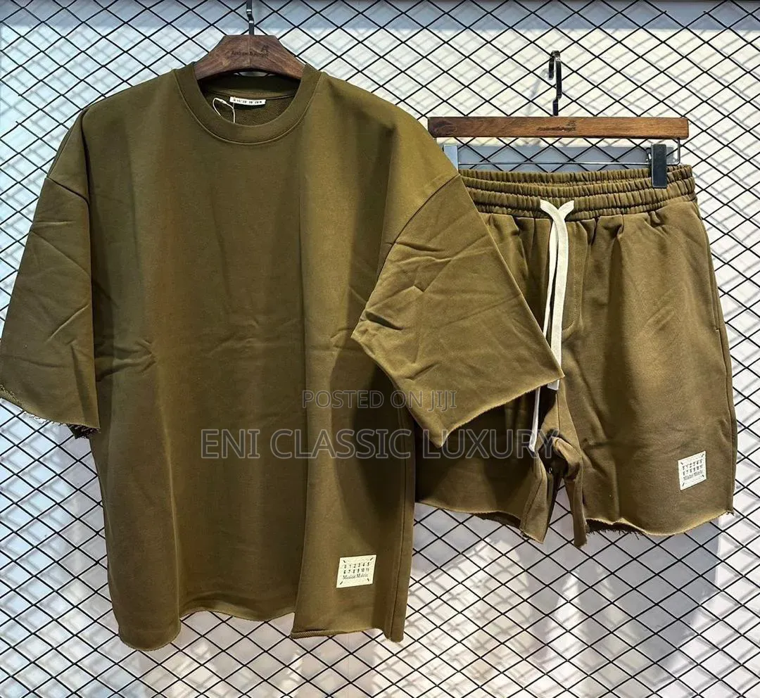 Cargo Top Quality Luxury Plain Up and Down Outfits Well Banded