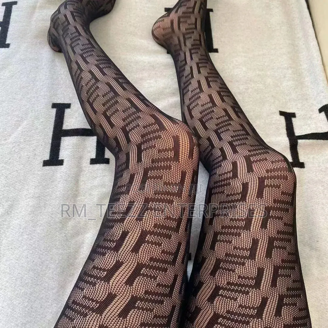 Stylish Patterned Designer Net Pantyhose for Women