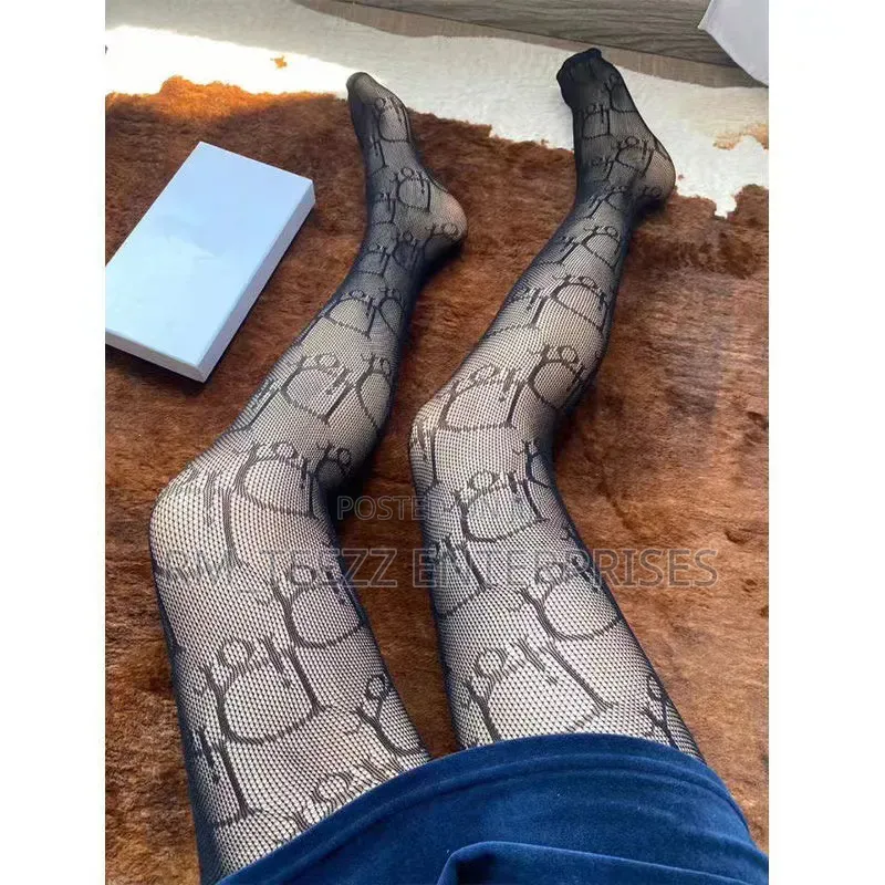 Stylish Patterned Designer Net Pantyhose for Women