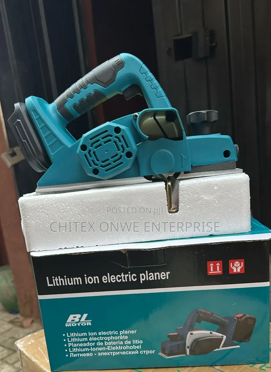 Krted Cordless Lithium-Ion Electric Wood Planer.