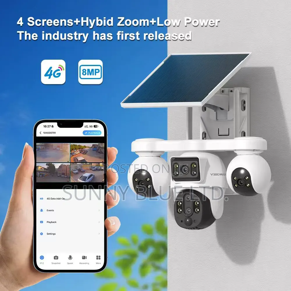Solar CCTV 4 Lens + Aov