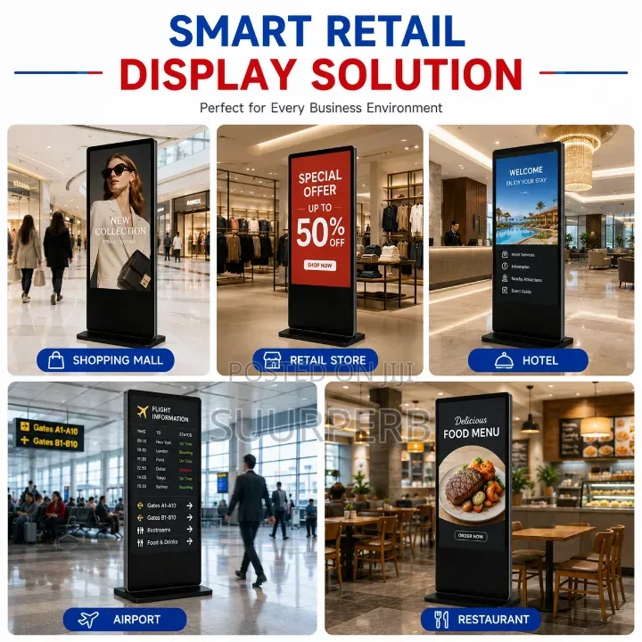 Floor-Standing Touch Screen Kiosk
