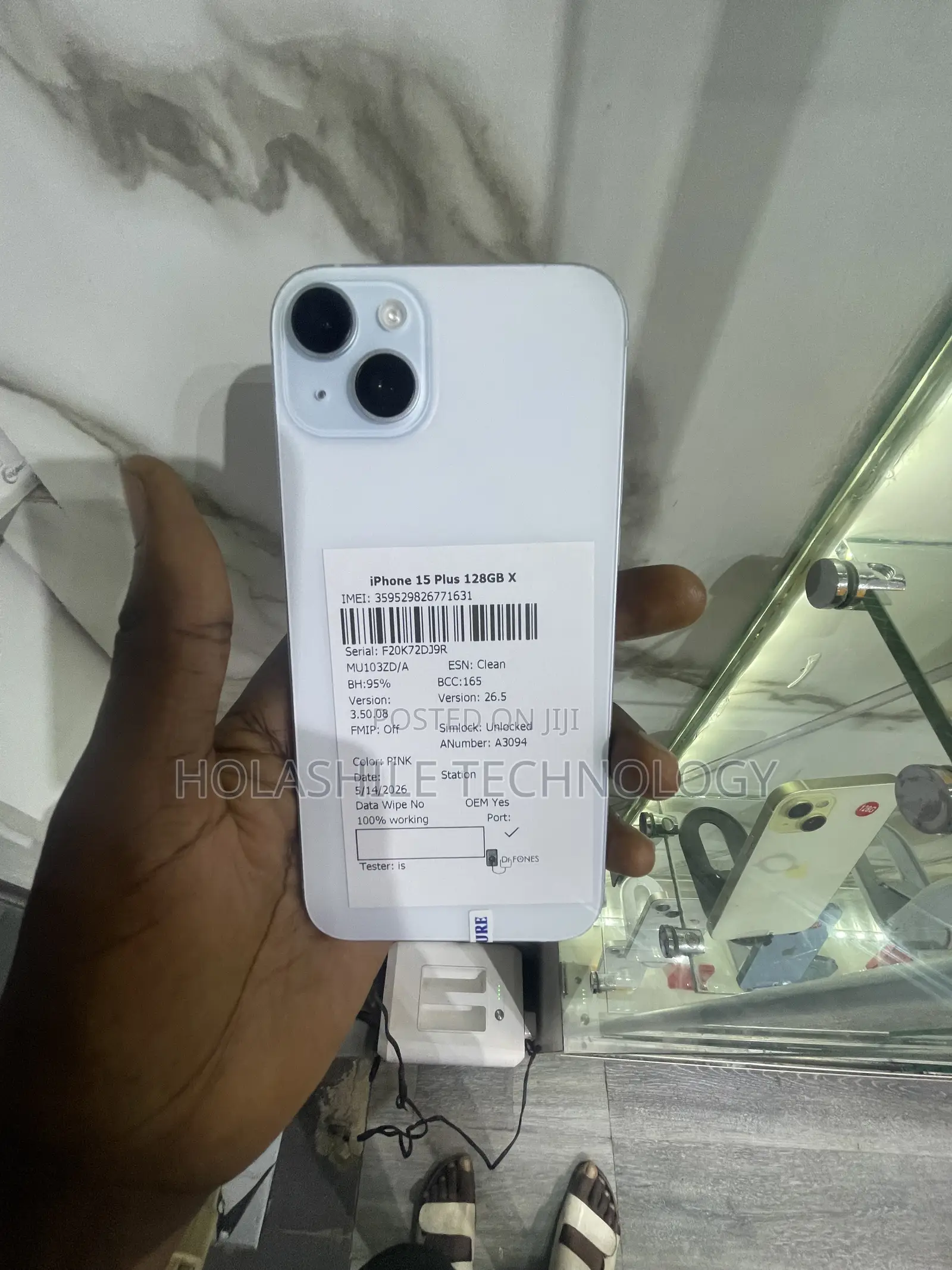 Apple iPhone 15 Plus 128 GB White