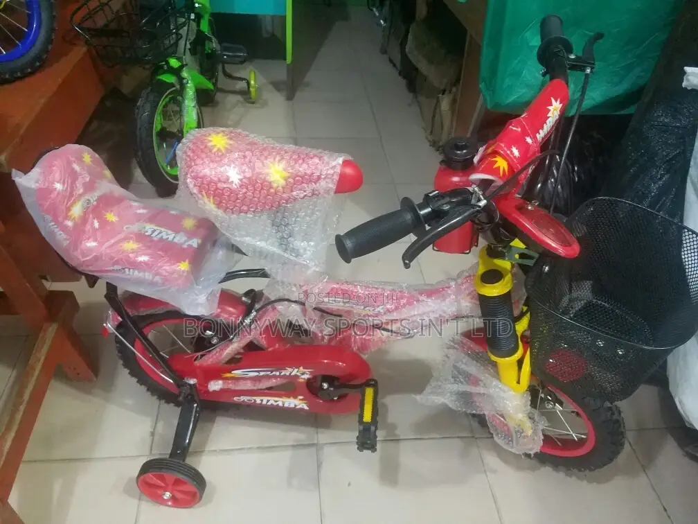 Good Size 12 Children Riding Bike