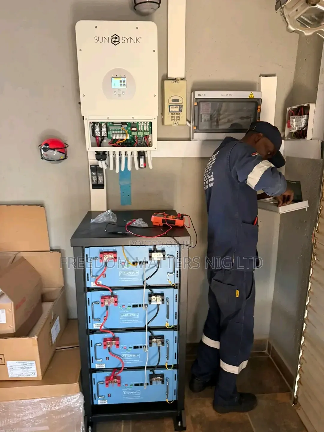Deye 16kwh Lithium Battery Installations