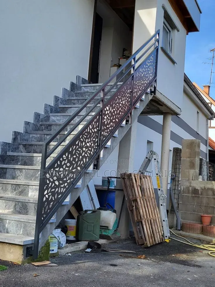 Laser Cut Perforated Design for Handrails