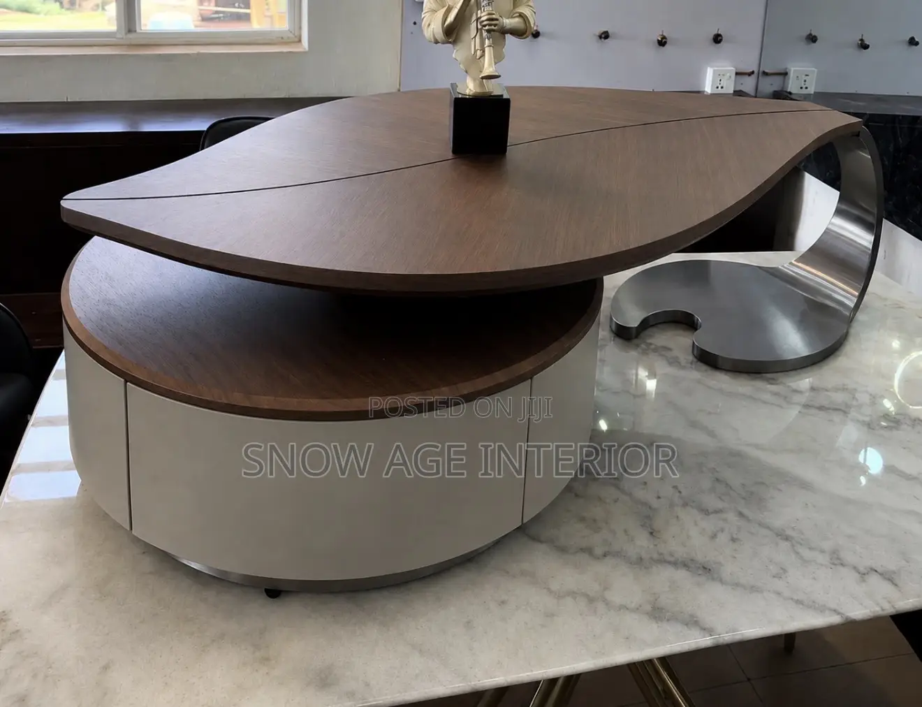 Imported Leaf Edge Coffee Table