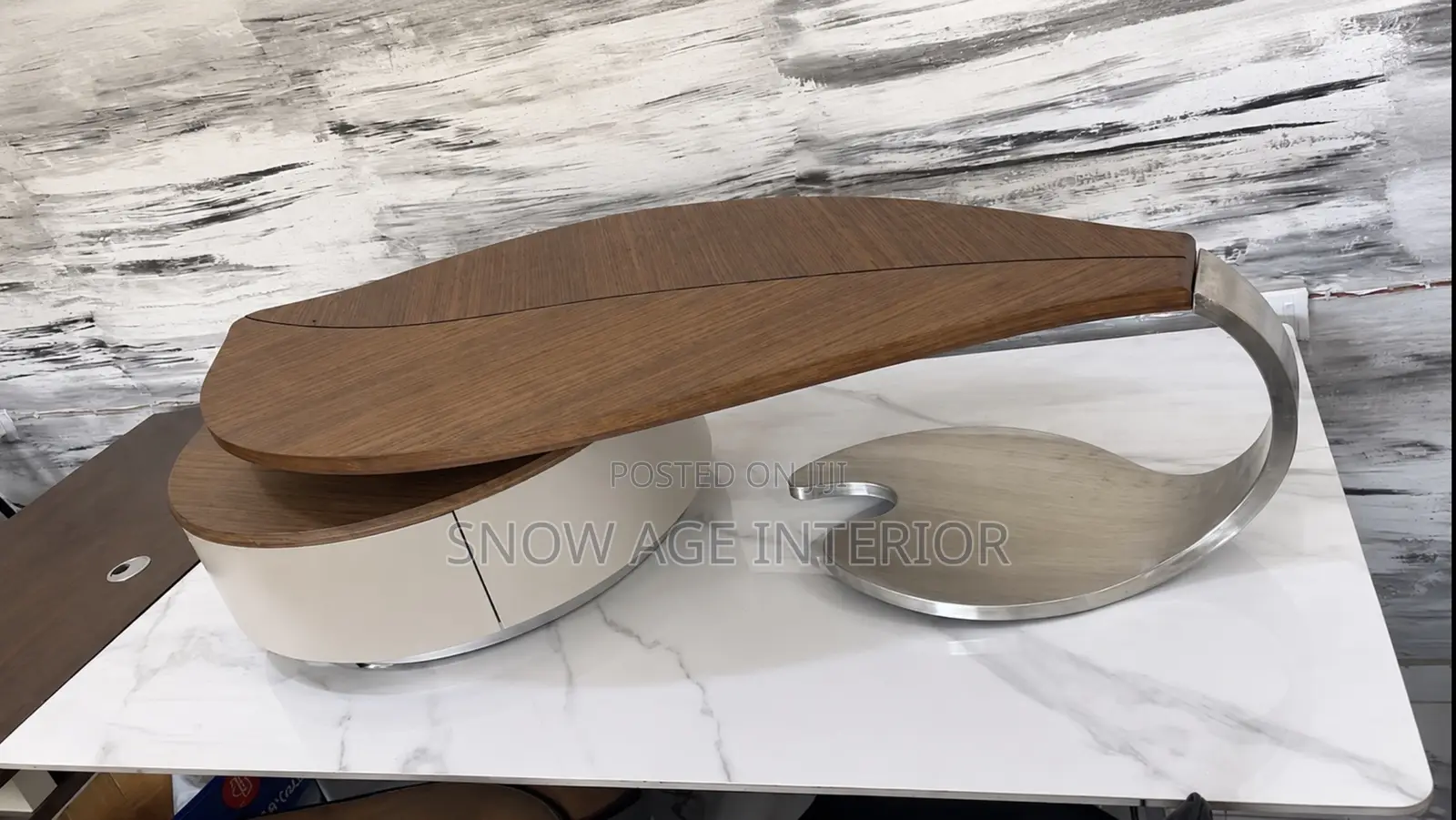 Imported Leaf Edge Coffee Table