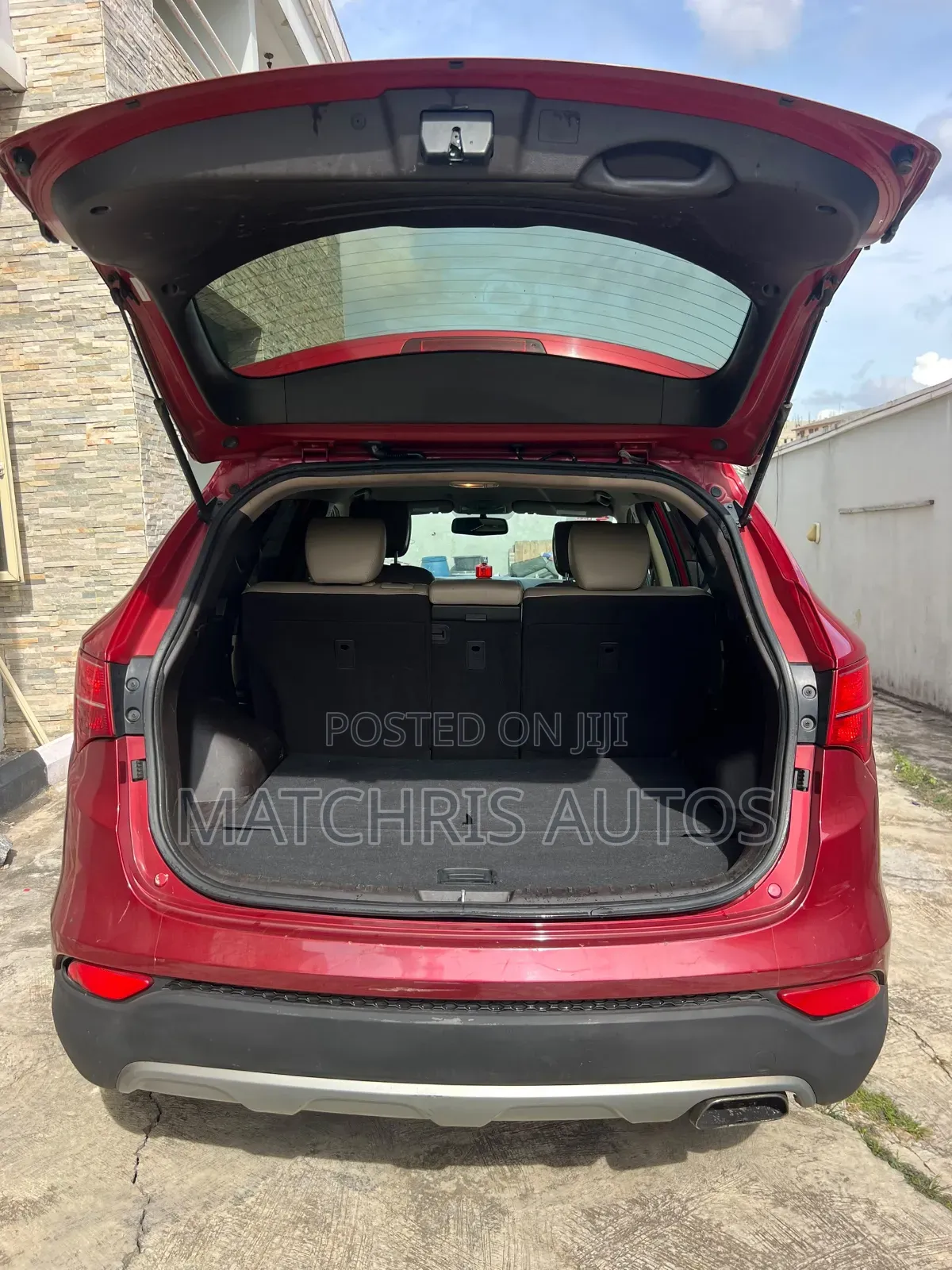 Hyundai Santa Fe GLS 4dr SUV AWD (3.3L 6cyl 6A) 2014 Red
