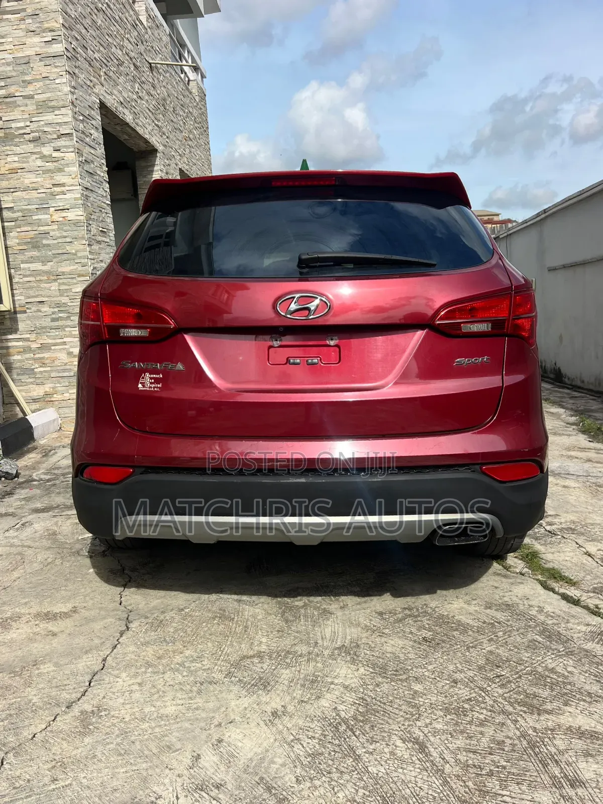 Hyundai Santa Fe GLS 4dr SUV AWD (3.3L 6cyl 6A) 2014 Red