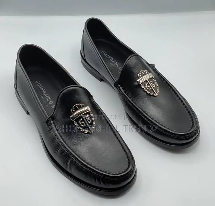 Italian Gb Premium Leather Suede Loafers for Men