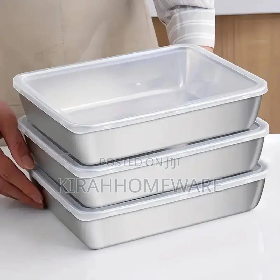 3pcs Stainless Steel Food Storage