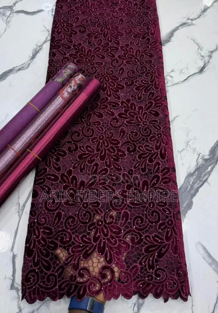 Stunning Luxury Velvet Lace