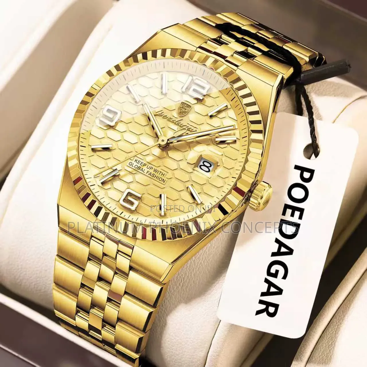 Luxury Chain Poedagar Watch (Full Boxed)