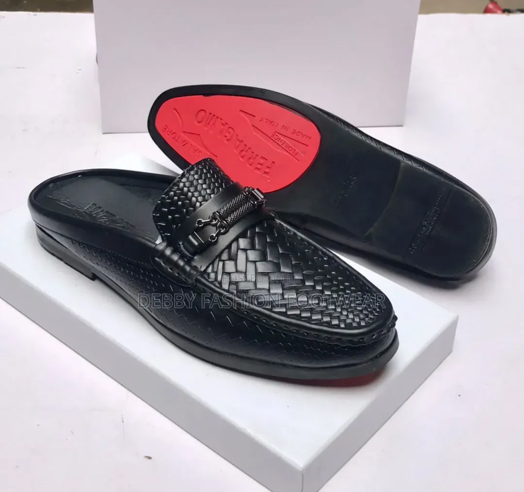 Step Into Luxury With Salvatore Ferragamo Men’S Half Shoe