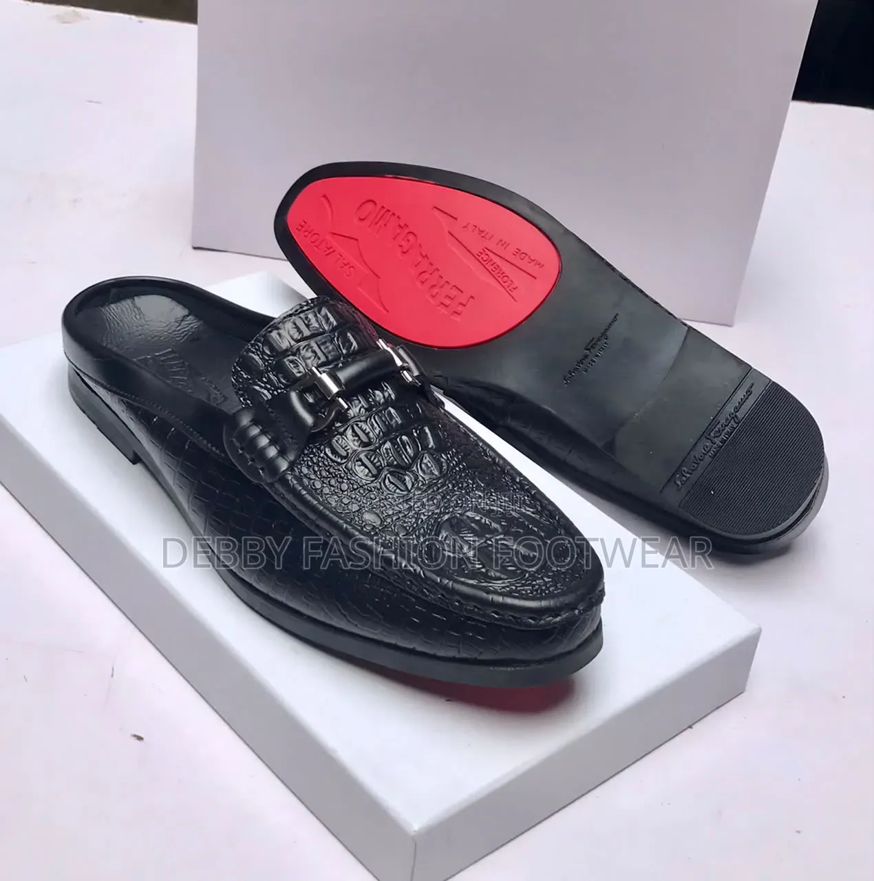 Step Into Luxury With Salvatore Ferragamo Men’S Half Shoe