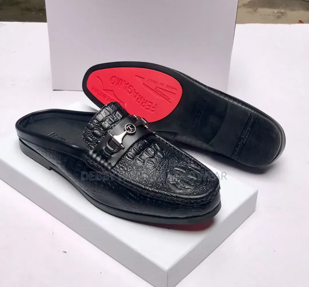 Step Into Luxury With Salvatore Ferragamo Men’S Half Shoe