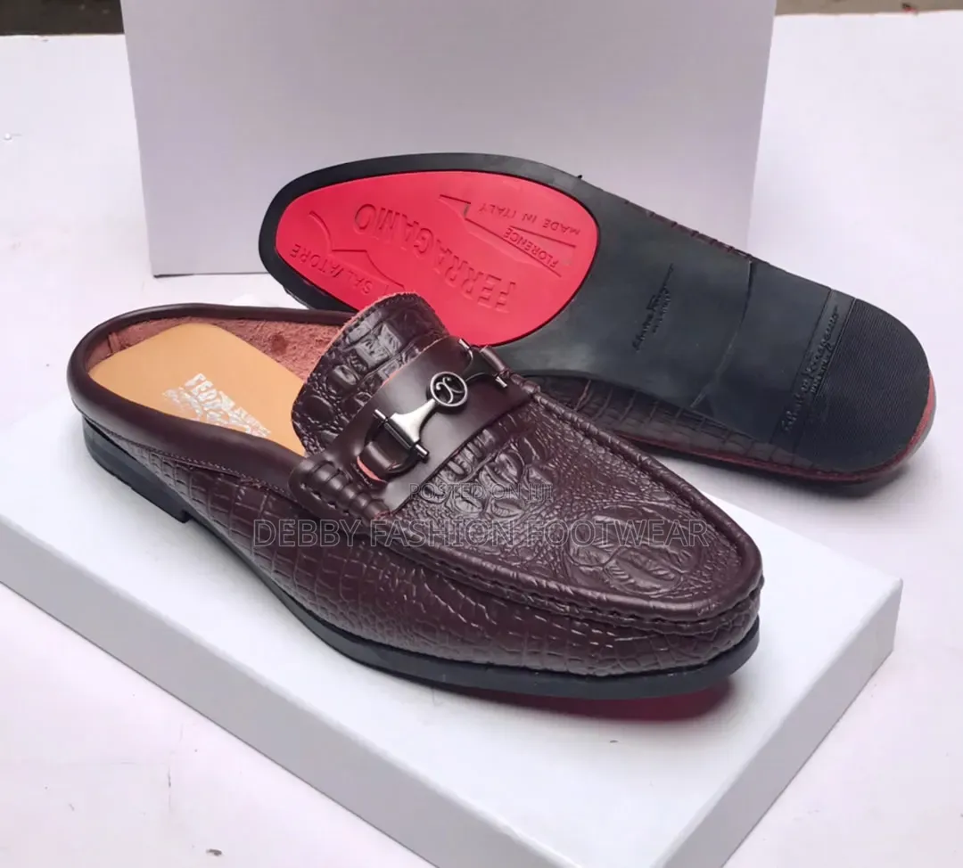 Step Into Luxury With Salvatore Ferragamo Men’S Half Shoe