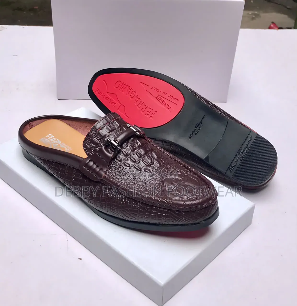 Step Into Luxury With Salvatore Ferragamo Men’S Half Shoe