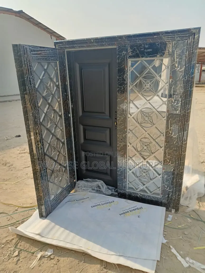 5ft Marble Glass Door.