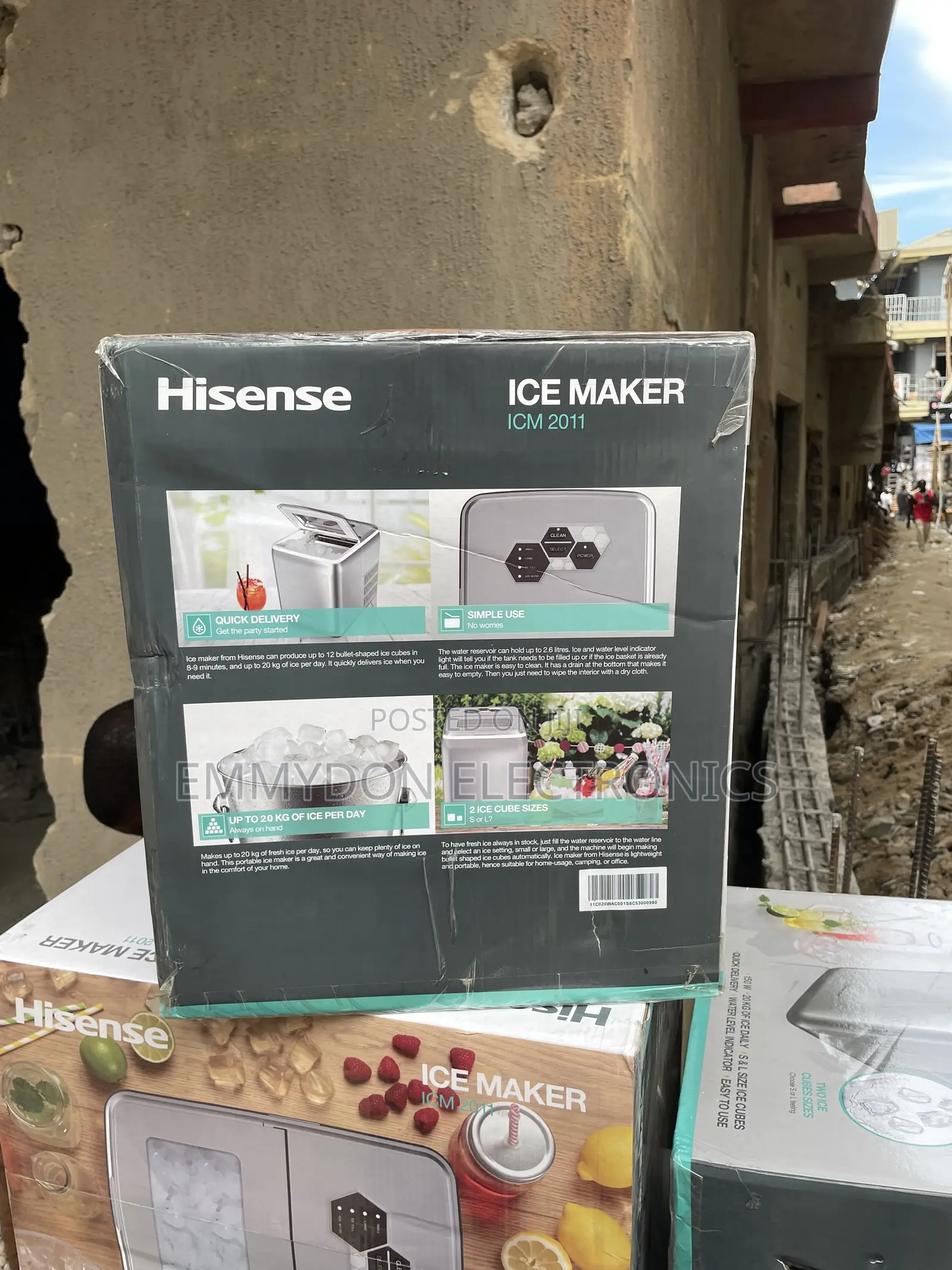 Hisense Icm2011 Ice Maker With Self-Clean Function