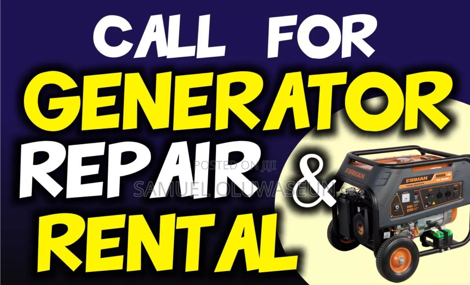 Generator Repair And Rental