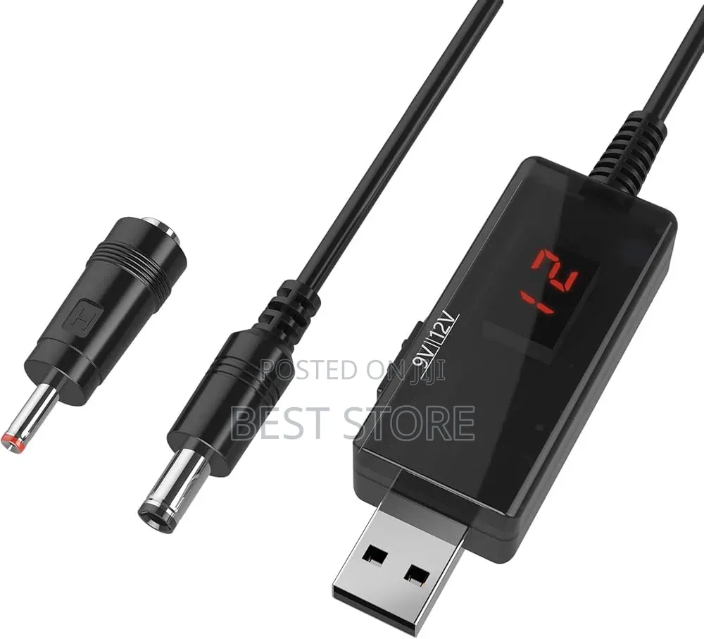 USB Cable 5v to 12v Router Wifi Charger Cable
