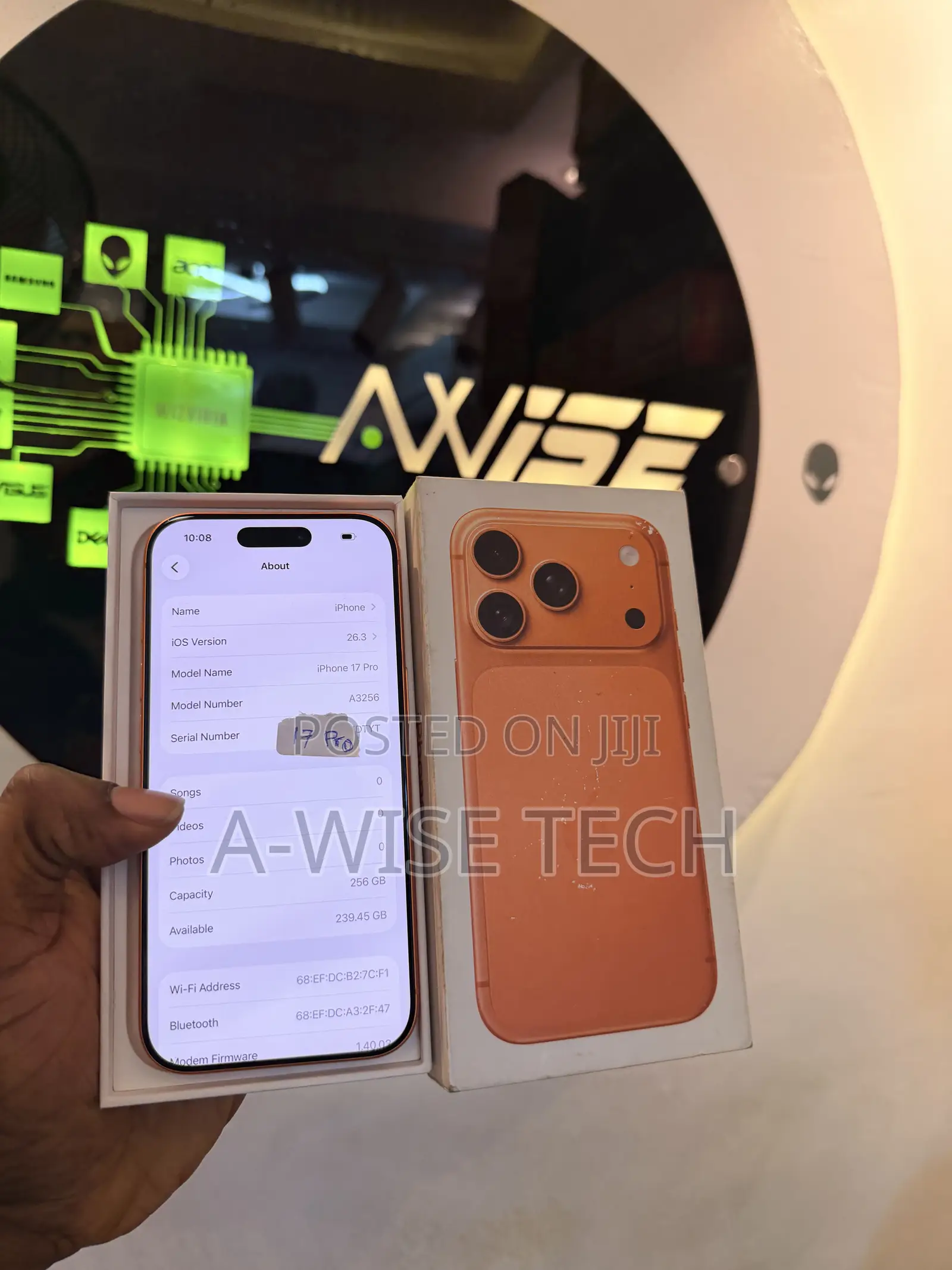 Apple iPhone 17 Pro 256 GB Orange