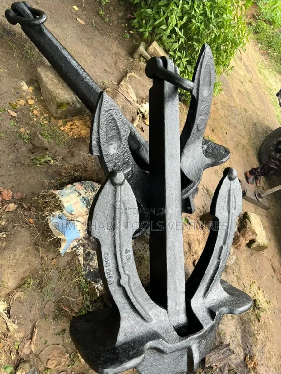 800kg Heavy-Duty, Cast Steel Hall or Spek Type Stockless Boat Anchor