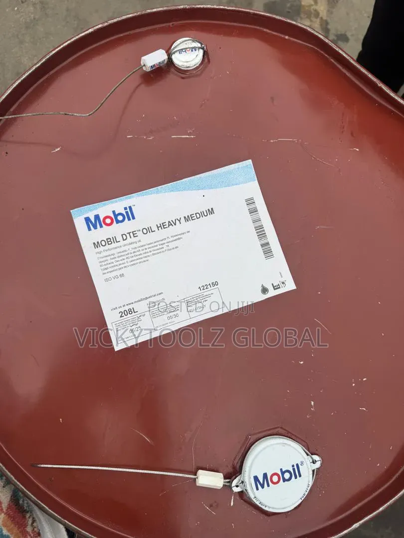 Mobil Dte Oil Heavy Medium Iso Vg 68 Circulating Oil Drum 208l